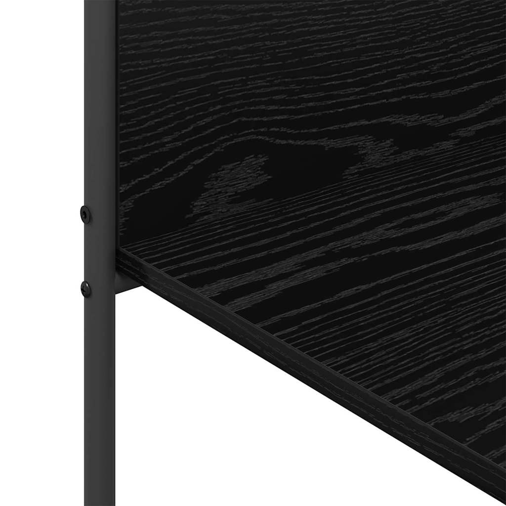 Clothing Rack Black 120 x 44 x 160 cm Engineered Wood
