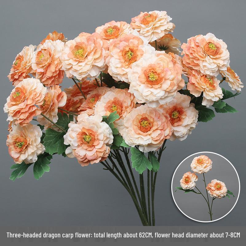 Свадебный декор из шелковых цветов шампанского - Искусственные элементы цветочного оформления потолка и прохода