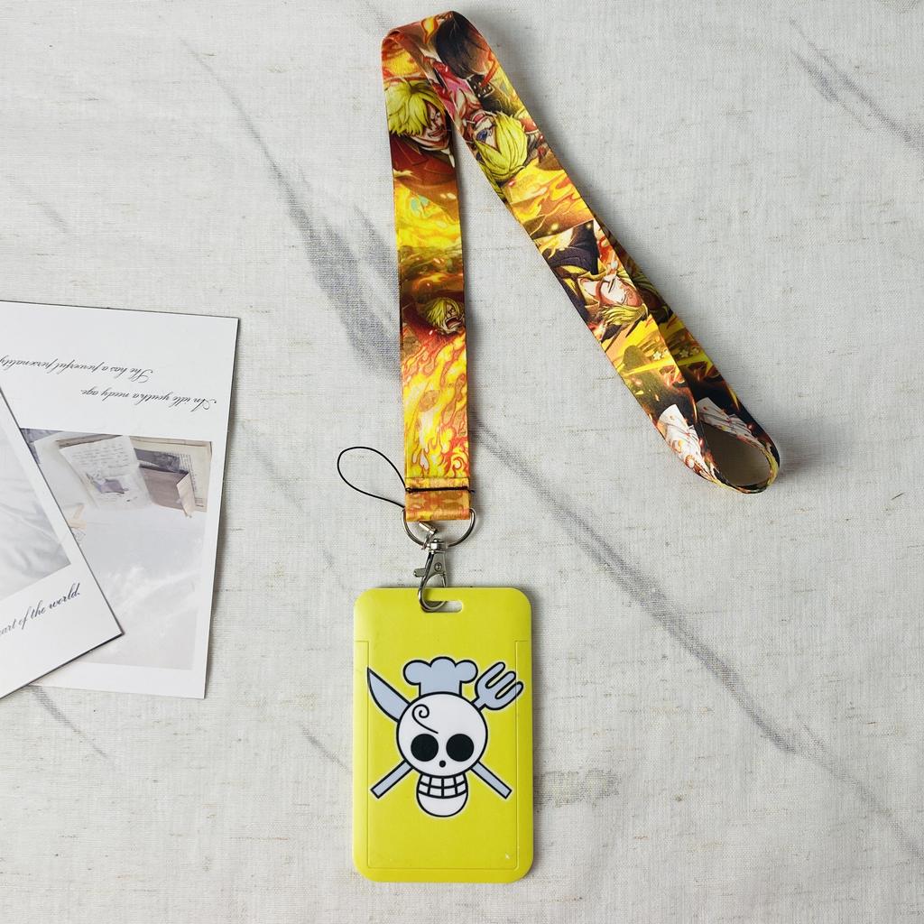 Аниме Мультяшный Держатель для Пропусков Брелоки Шейный Ремешок Для Карты-Пропуска Аниме Держатель для Кредитных Карт Брелоки-Ремешки