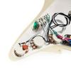 Musiclily SSS Strat Pickguard for Ceramic Humbucker Strat Electric Cream Pro-SE ST-DPHC Pre-wired Single-Size Guitar, 3-Piece
