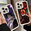 Чехол для телефона iPhone 17 Air 16E 15 16 Pro Max Дьявол Плохой Парень Аниме Стиль Чехол 14 Plus 13 12 Mini Мягкий Силиконовый Fundas