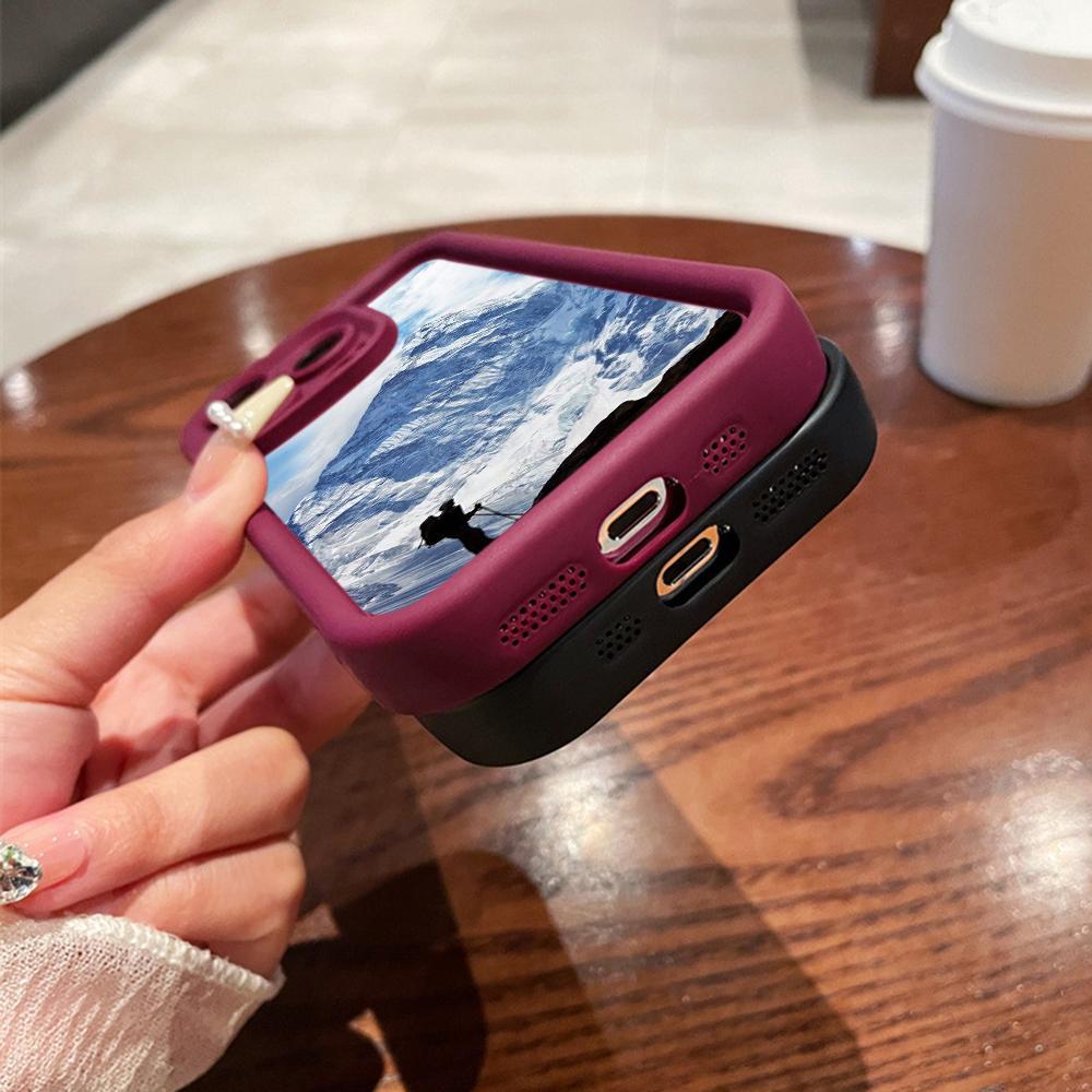 LZ25 Mountain Peak Forest Snow силиконовый чехол для телефона Infinix Smart 9 Hot 40i Tecno Camon20 Moto G22 G30 OnePlus Google Pixel 9 противоударный чехол на заднюю панель