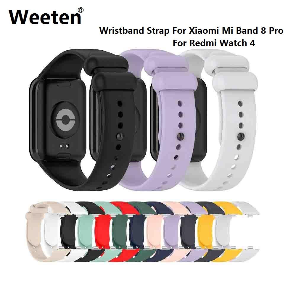 Replacement Soft Silicone Wristband Strap For Xiaomi Mi Band 8 Pro / Mi Band 9 Pro Watchband Strap Accessories For Redmi Watch 4 / Redmi Watch 5