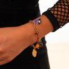 Women's Halloween Pumpkin Ghost Bracelet with Fashionable Alloy Pendant