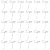 Durable 4 Inch White Grid Wall Display Hooks Metal Wall Organizers Gridwall Hooks & Hangers Wall Grid Accessories