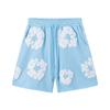 Mens Oversized Cotton Hoodie Jogger Set With 3D Puff Print Floral Design Winter Casual Outfit