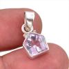 Natural Pink Amethyst Gemstone 925 Solid Sterling Silver Jewelry Pendant 1" O4B26