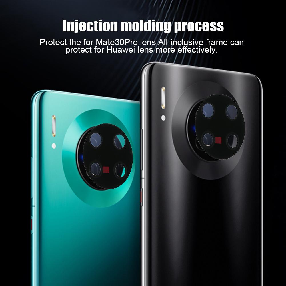 3 шт. Защитная пленка для зеркала с черной линзой HD, устойчивая к царапинам, изготовленная методом литья под давлением для Huawei Mate30pro