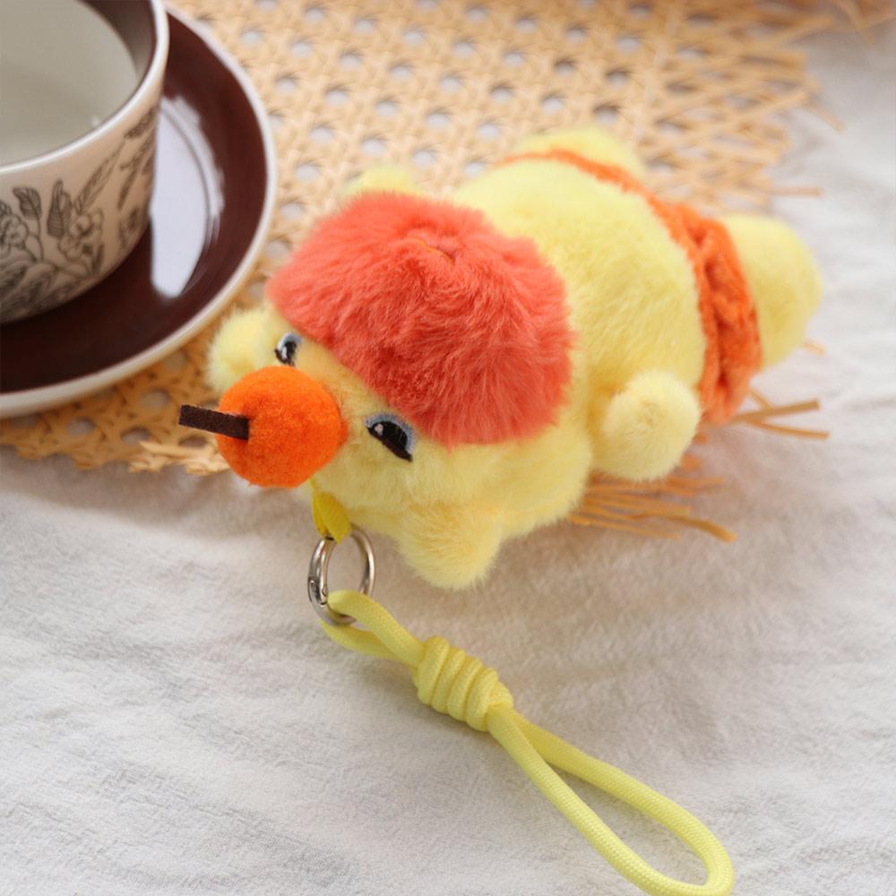 Lovely Water Dolphin Doll Pendant Cute Stuffed Animal Key Ring Dolphin LULU Plush Doll  Gifts