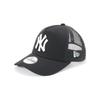 Кепка молодежная 9FORTY Trucker New York Yankees Kids Mesh [New Era] A-образная черная/черная 52,0 см-55,8 см