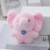 Adorable Plush Elephant Keychain Toy Soft Stuffed Animal Cute Keyring Gift