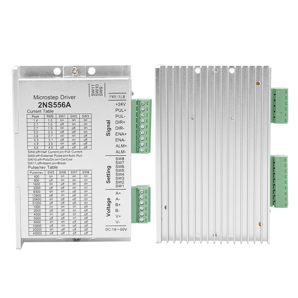 Драйвер шагового двигателя 2 фазы NEMA23 32 бита цифровая обработка сигнала 2NS556A