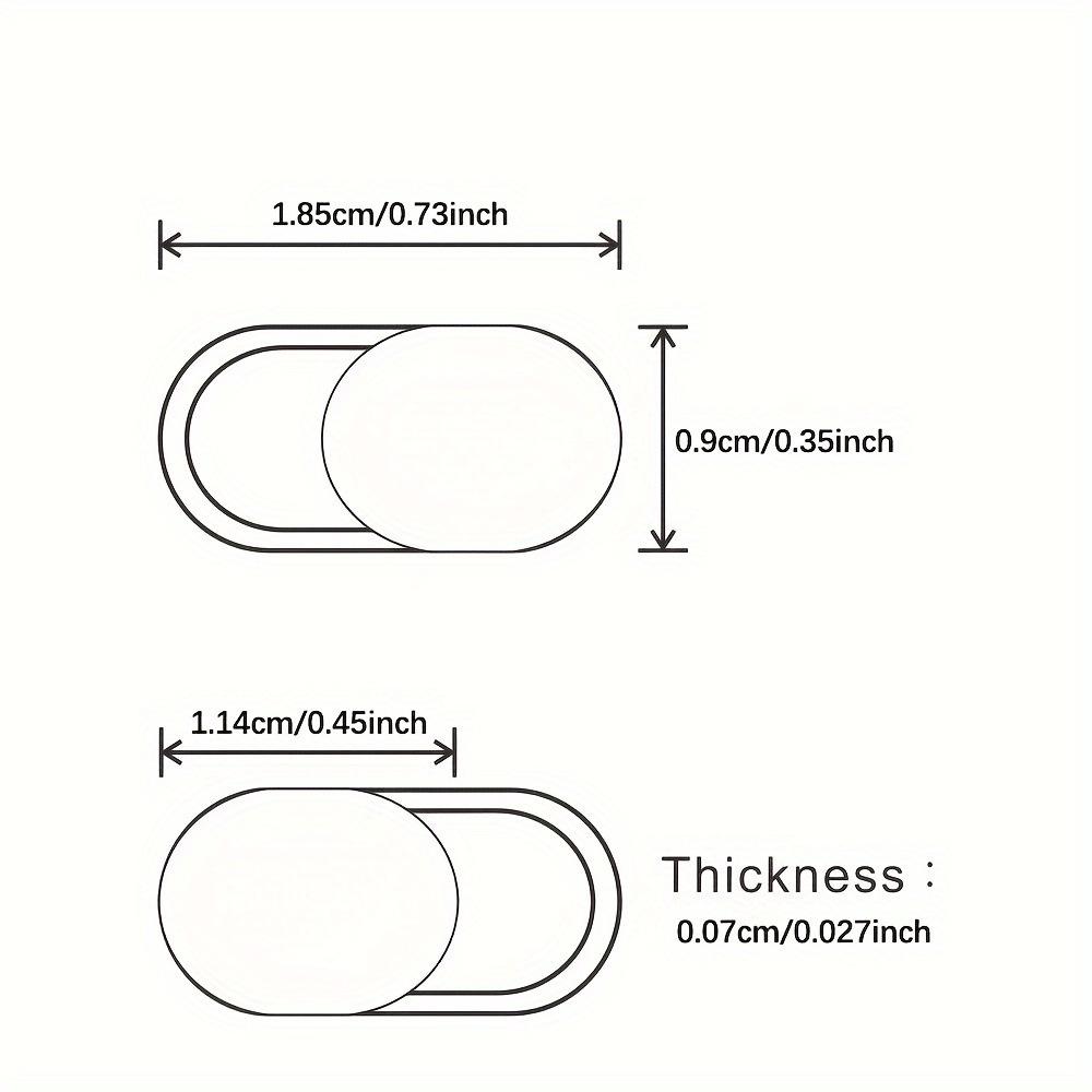 Милый слайдер для конфиденциальности веб-камеры ноутбука