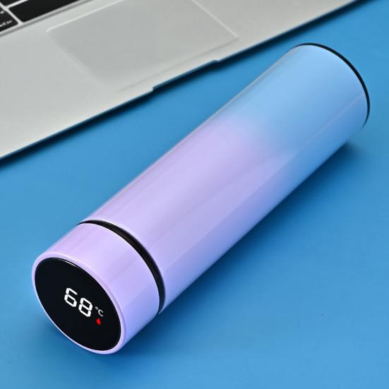 Умная термокружка с дисплеем температуры 500 мл из нержавеющей стали с вакуумной изоляцией чайный пакетик фильтр портативная дорожная чашка