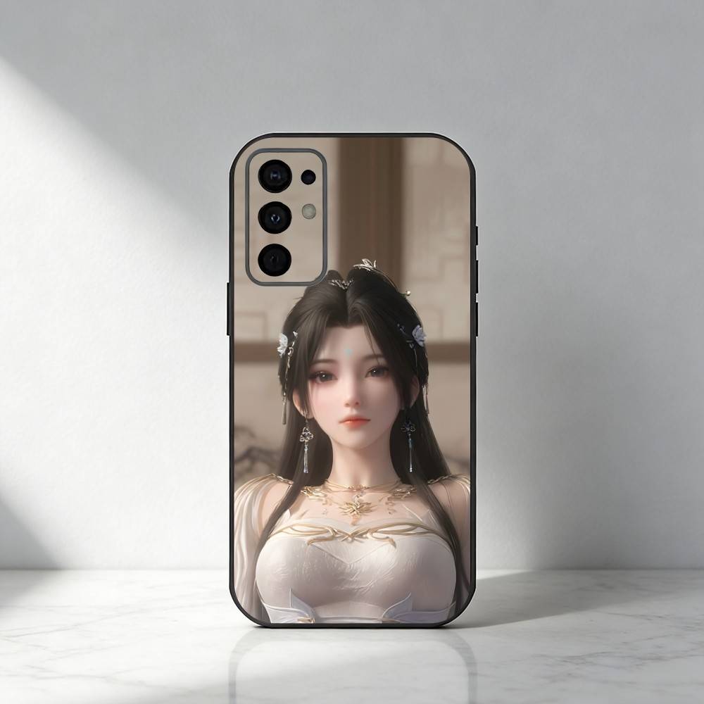 Wanmei Shijie Fire Fairy and Shi-hao Phone Case For Samsung S25,S24,S21,S22,S23,S20,Ultra,S26,Plus,Fe,Note,5G Black Cover