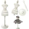 Barbie Doll Accessories Display Holder Dress Clothes Gown Mannequin Model Hangers Girls DIY Toy Gift