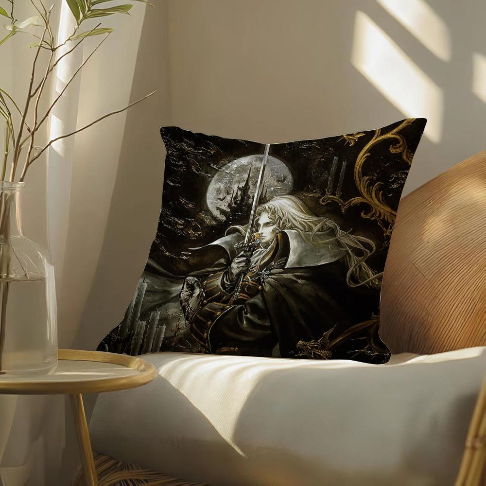 Castlevaniaanimegame Pillow Case Pillowcase, Double-Sided Printed, Sofa Cushion, Bedroom Headboard