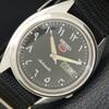 Б/У винтажные автоматические японские мужские часы SEIKO 5 с черным циферблатом в арабском стиле a435085-2 R122-a435085