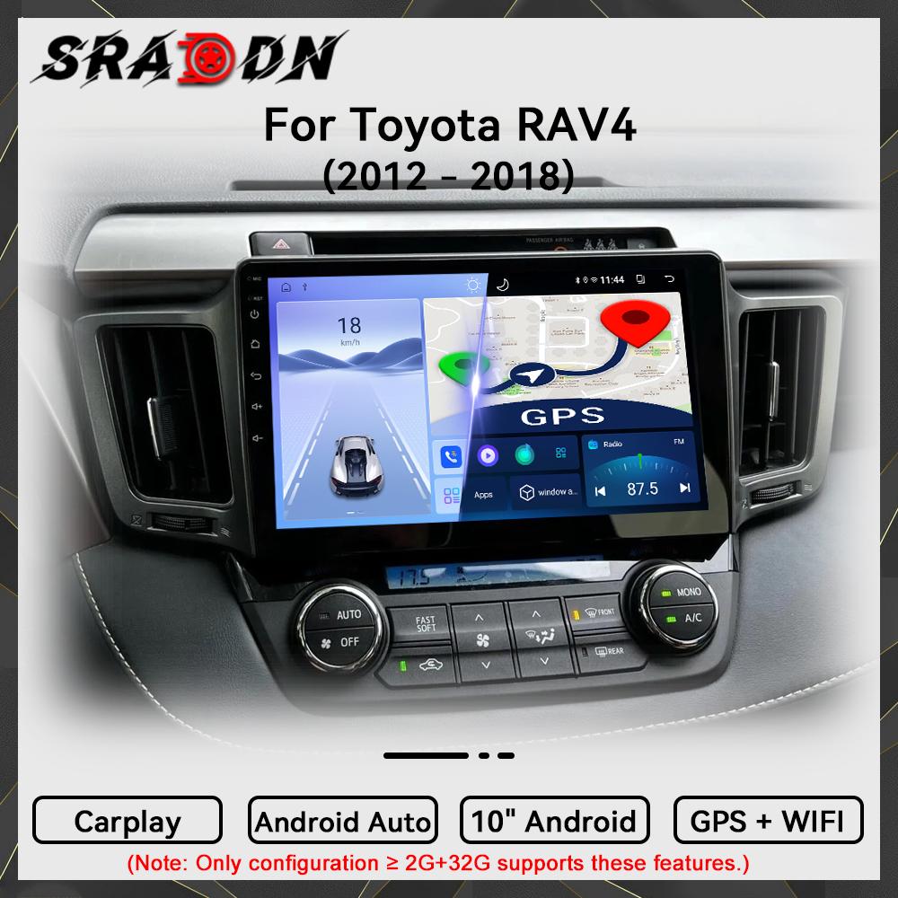 Для Toyota RAV4 Rav 4 XA40 2012 - 2018 Android Автомагнитола Мультимедиа Видеоплеер Навигация GPS Carplay Сенсорный Экран Авто Стерео Интеллектуальные Системы