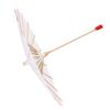 White Color Paper Decorative Umbrella Parasol School Decor Photo Prop (20cm)
