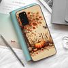 Чехол для телефона «Счастливая тыква Осень» Силиконовый PC+TPU Для Samsung S10 20 30 22 23 24 Plus Lite Ultra Чехол