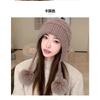 Women S Thick Knit Beanie Hat With Pom Pom Ear Flaps Warm Casual