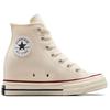 Converse Chuck 70 Wedge Platform High Egret Women Sneakers Cream Black Red A12562C