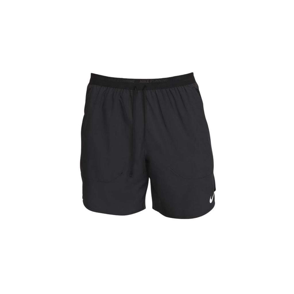Nike Solid Color Logo Running Shorts Men Bottoms Black DM4762-010