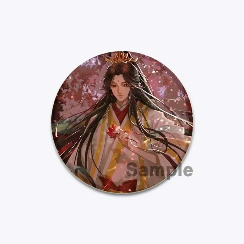 32/44/58MM Chinese Anime Tian Guan Ci Fu Brooche On Backpack Cartoon Badge Xie Lian Hua Cheng Enamel Pin Jewelry Accessorie Gift