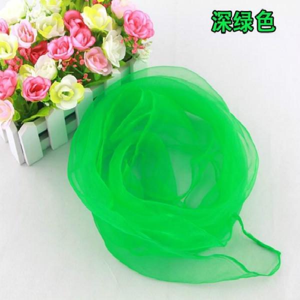 12pcs/bag 6 Color Kindergarten Square Silk Performances Dance Chiffon Scarf Solid Scarf Kids Scarf