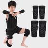 1Pair Children Knee Pads Elbow Sleeves Guard Collision Sports Protective Basketball Thick Sponge Knee Support Brace