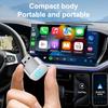 Беспроводной адаптер CarPlay с сигнальной лампой для iPhone Android Auto 2 в 1 проводной к беспроводному AI Box USB-подключение для грузовика