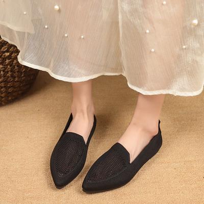 Женские остроносые туфли Женские мокасины Туфли на плоской подошве