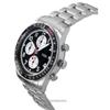 Fossil Спортивные часы Tourer Chronograph из нержавеющей стали с черным циферблатом, кварцевые, мужские, FS6045