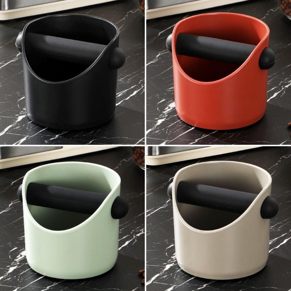 Creative Espresso Knock Box Splash-proof 500ml Coffee Grounds Storage Bucket Anti-slip Plastic Coffee Grounds Bin Household