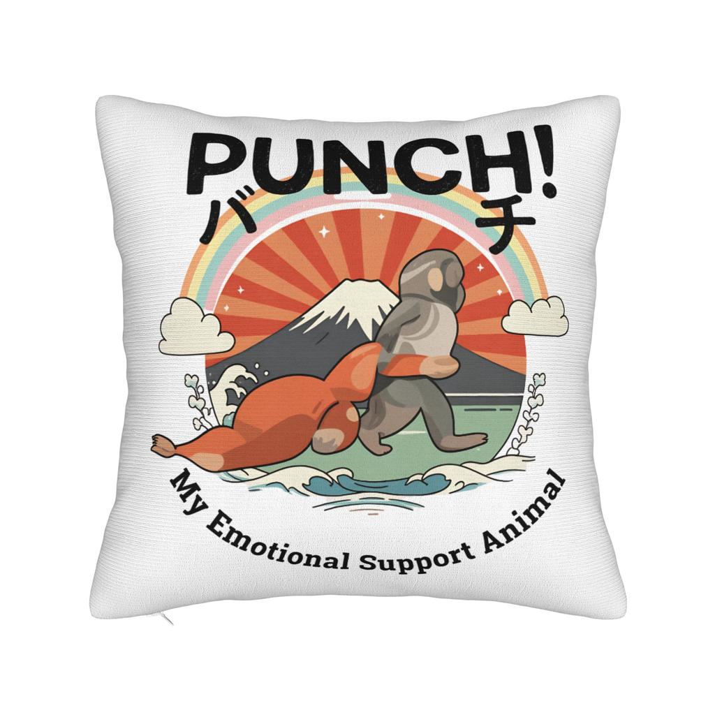 Punch Monkey Pillow Case Cute Funny Pillow Cover Soft Pillowcases For Sofa Bedroom Home Decor