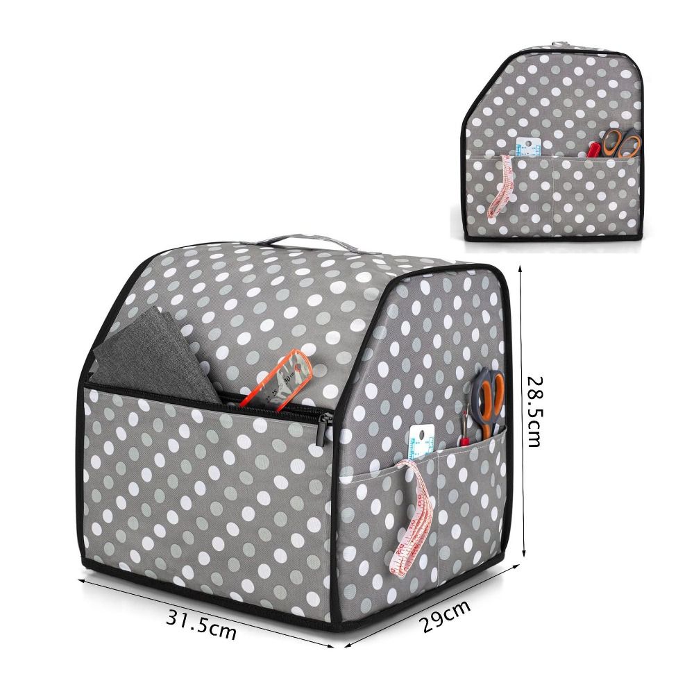 Dustproof Overlock Machine Protective Cover Protective Case for Singer/Brother Home Sewing
