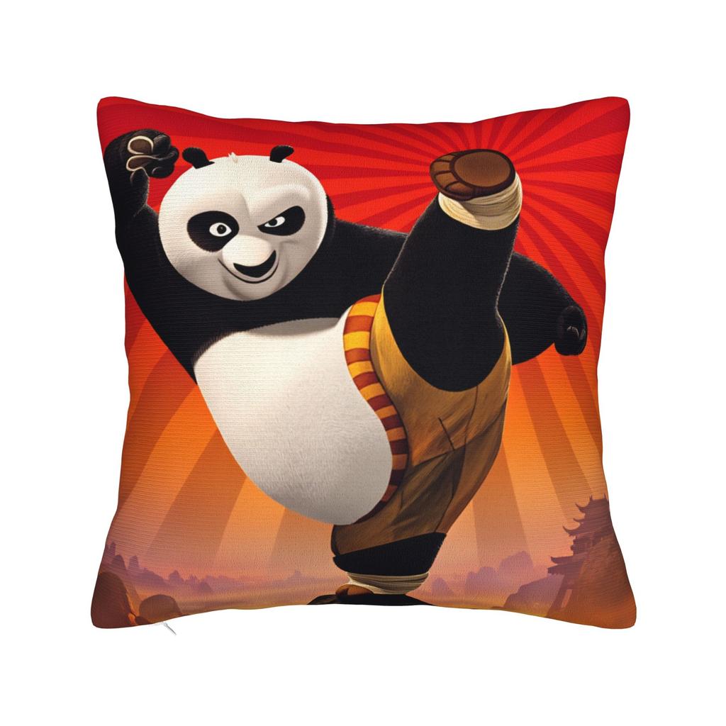 Pillow Cover K Ung F-Fu Panda Funny Pillow Case For Chair Sofa Home Decor Pillowcases