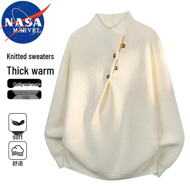 Мужской ретро-свитер NASA MARVEL с косами