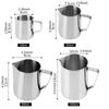HILIFE Kitchen Tools Coffee Pitcher Barista Craft Coffee Latte Pitcher Stainless Steel Milk Frothing Jug Espresso Pull Flower Cup