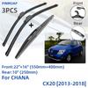 Для CHANA CX20 2013-2018 передние и задние щетки стеклоочистителя резак аксессуары J Hook 2013 2014 2015 2016 2017 2018