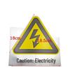 PVC Outdoor Triangular Warning Sticker: Caution! Risk of Electric Shock