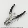Handmade Stainless Steel Flat Nose Pliers for DIY Leather Goods, Purse Frame, Edge Pressing, and Gluing Line.