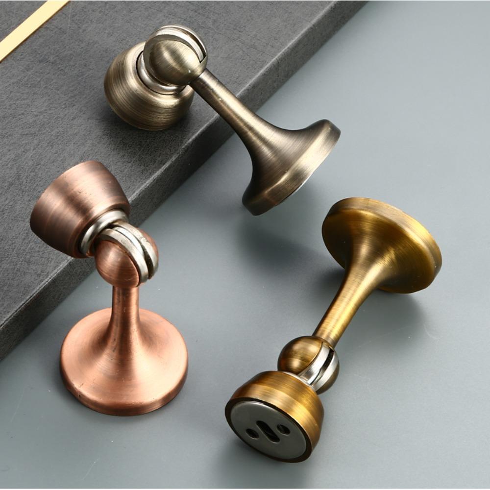 Fixed Door Suction Wall-mounted Type Door Stop Bumper Creative Magnetic Door Stopper  Wall