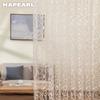 NAPEARL Современная Элегантная Цветочная Жаккардовая Прозрачная Тюлевая Штора для Гостиной и Спальни