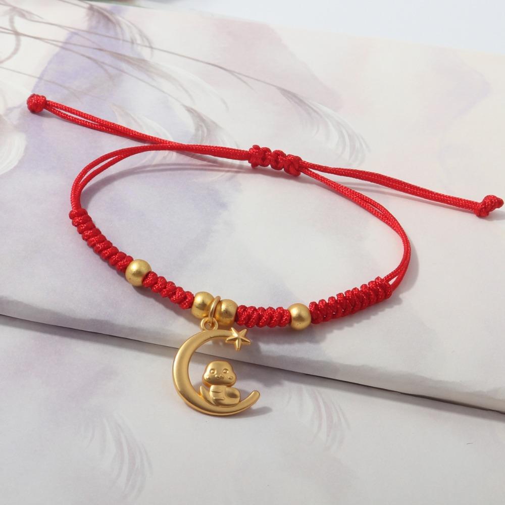 New Year Snake Year Bracelet Hand Rope Fortune Bracelet Unique Lucky Red Rope Decoration