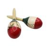 1Pair Percussion Instruments Wooden Maracas Wood Orff Instruments High Quality Percussion Shakers