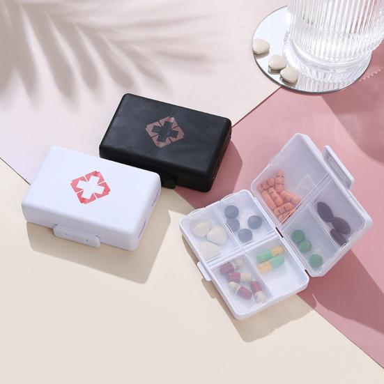 Товары для дома Коробка для таблеток Хорошая герметизация Надежная еженедельная квадратная коробка для таблеток Разделитель