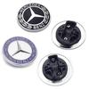 Car Sticker Car Metal Flat Hood Emblem Front Badge Logo Sticker For Mercedes Benz W212 W213 W205 W177 W247 W176 CLS CLA CLK CLG 