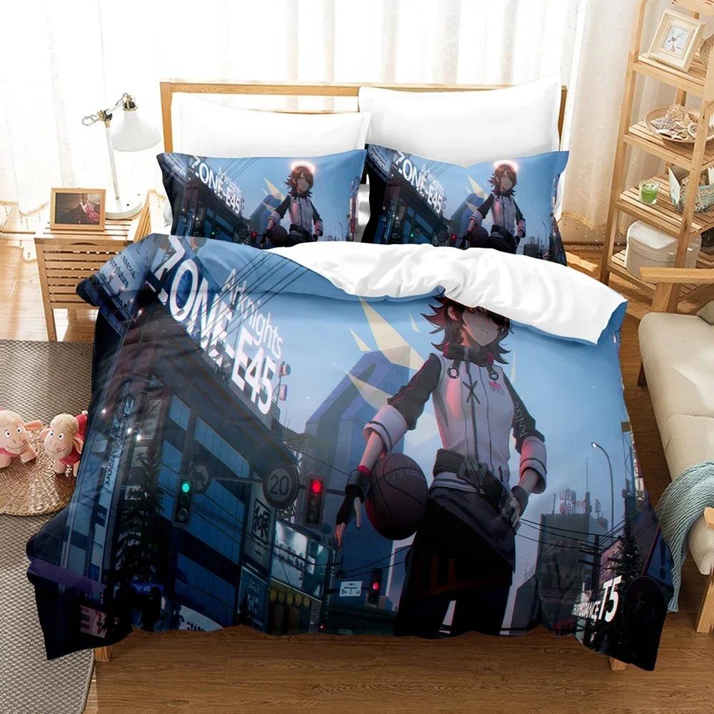 Anime Game Arknights Bedding Set For Bedroom Soft Modern Bedspreads Comefortable Kids Duvet Cover Quilt Cover And Pillowcase